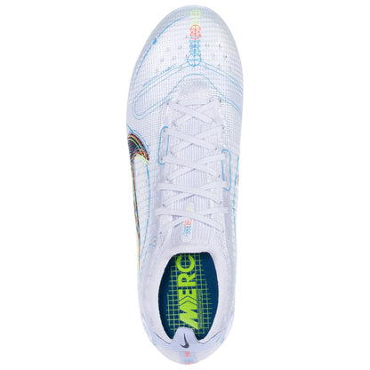 Nike Mercurial Vapor 14 Elite FG Firm Ground Soccer Cleat - Grey/Blackened Blue/Light Marine/Laser Blue/Rush Orange/Volt