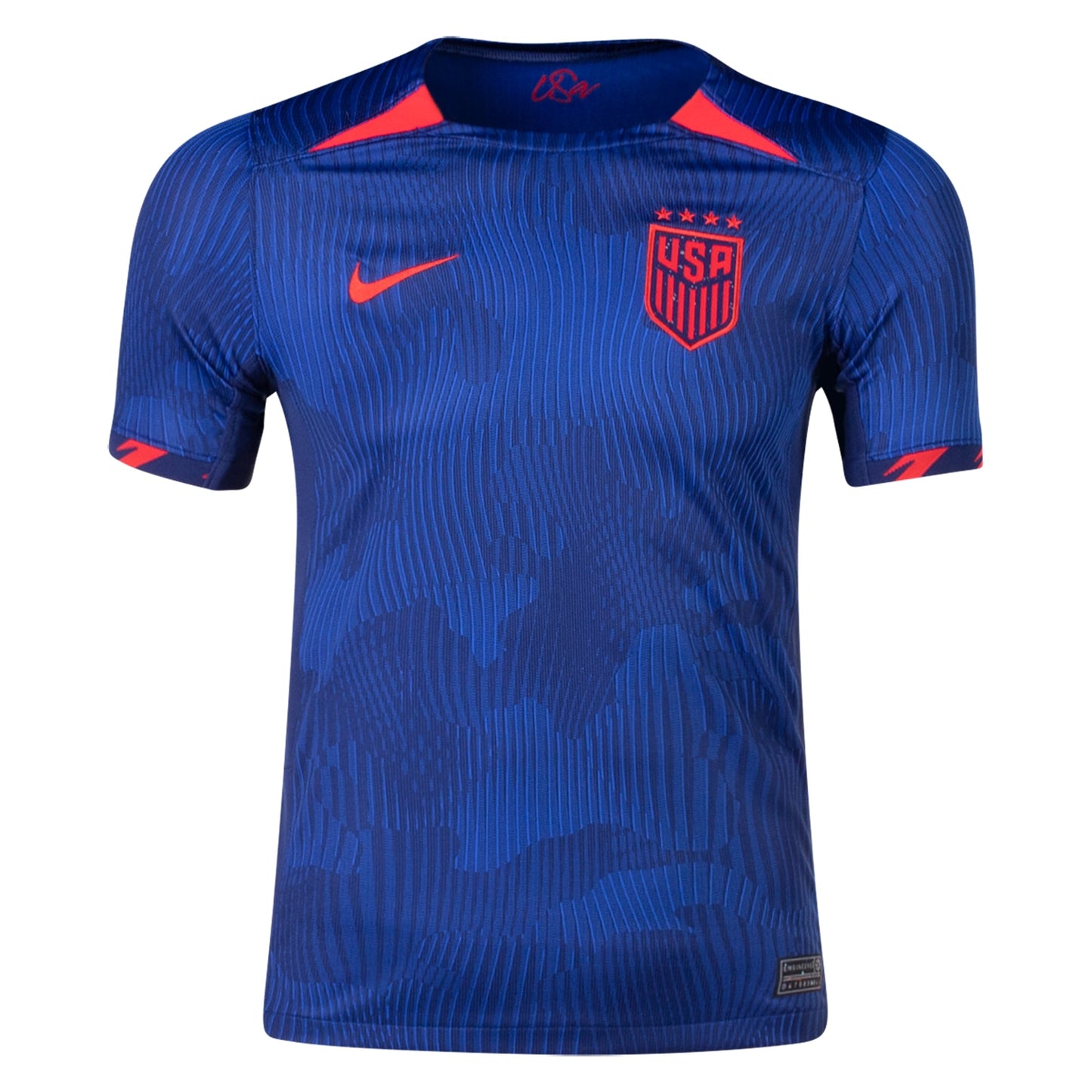 Kid's Replica Nike USWNT 4 STAR Away Jersey 2023