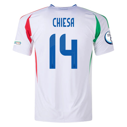 Men's Authentic Adidas Chiesa Italy Away Jersey 2024