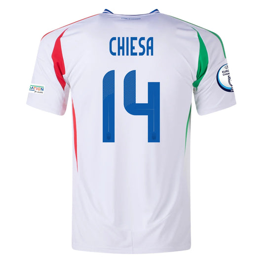 Men's Authentic Adidas Chiesa Italy Away Jersey 2024