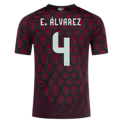 Men's Authentic adidas E. Alvarez Mexico Home Jersey 2024