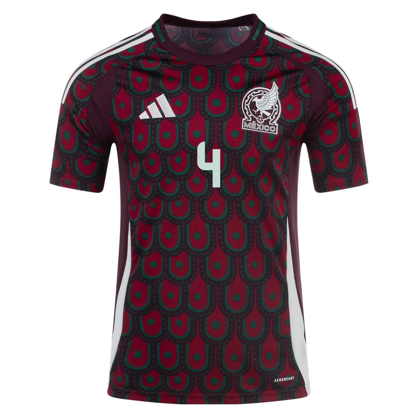 Men's Authentic adidas E. Alvarez Mexico Home Jersey 2024