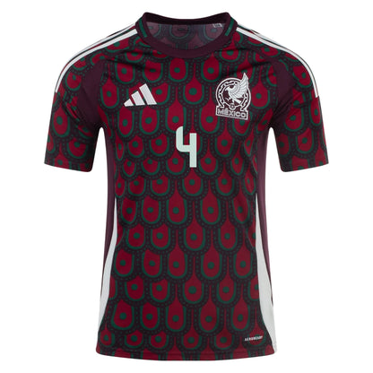 Men's Authentic adidas E. Alvarez Mexico Home Jersey 2024