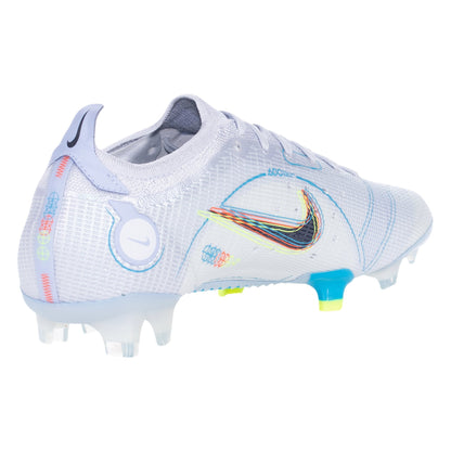 Nike Mercurial Vapor 14 Elite FG Firm Ground Soccer Cleat - Grey/Blackened Blue/Light Marine/Laser Blue/Rush Orange/Volt