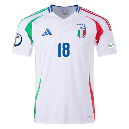 Men's Authentic Adidas Barella Italy Away Jersey 2024