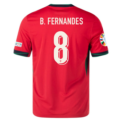 Big Kids' Nike Dri-FIT Soccer Portugal 2024 Replica B.Fernandes Home Jersey