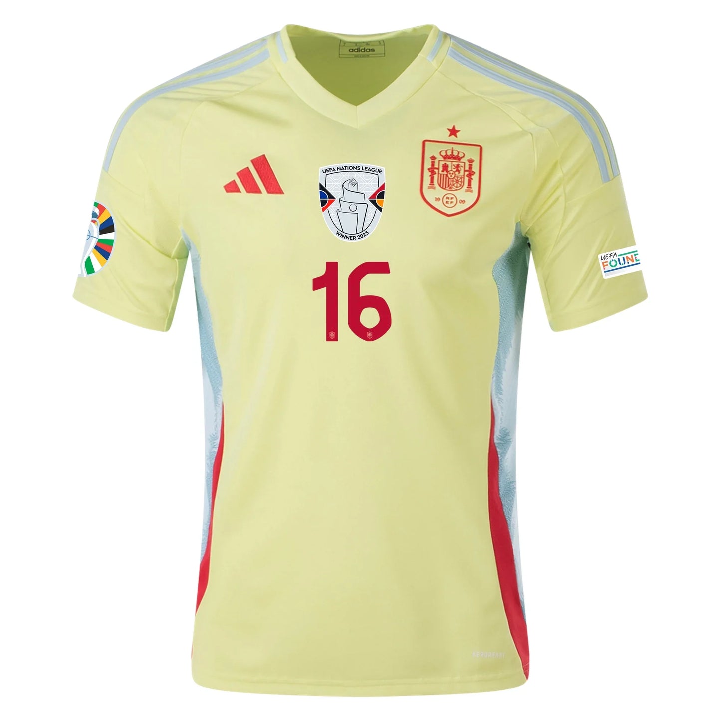 Kid's Replica Adidas Rodrigo Spain Away Jersey 2024