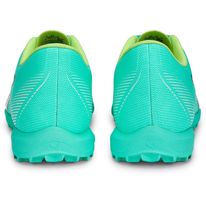 Puma Ultra Play TT Turf Soccer Cleat - Peppermint/White/Yellow