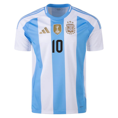 Youth Replica Adidas Messi Argentina Home Jersey 2024