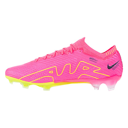 Nike Air Zoom Mercurial Vapor 15 Elite FG Soccer Cleat - Pink/Yellow/Dark Grey