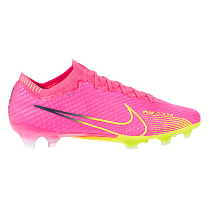 Nike Air Zoom Mercurial Vapor 15 Elite FG Soccer Cleat - Pink/Yellow/Dark Grey