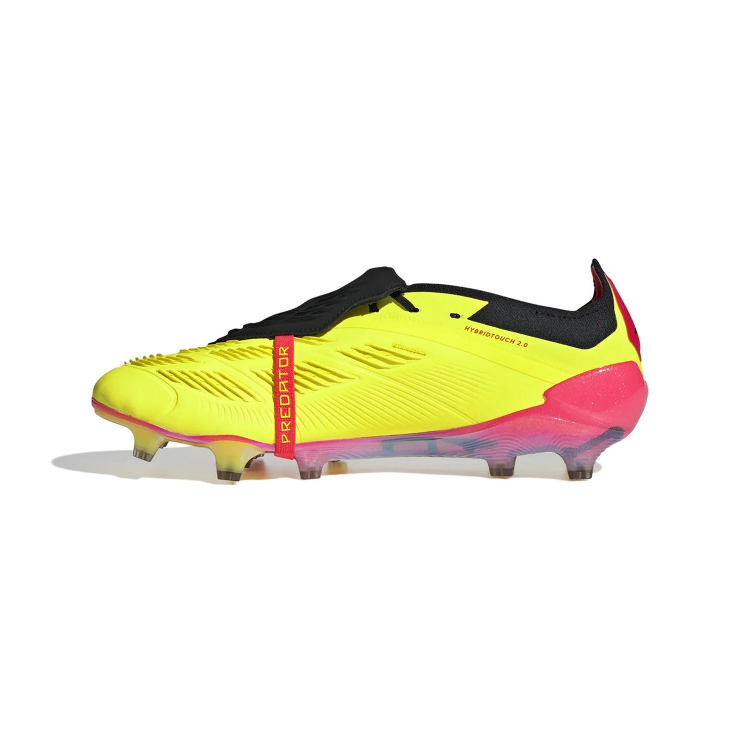 adidas Predator Elite Fold Tounge FG Firm Ground Soccer Cleat - Solar Yellow/Core Black/Solar Red