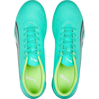 Puma Ultra Play TT Turf Soccer Cleat - Peppermint/White/Yellow