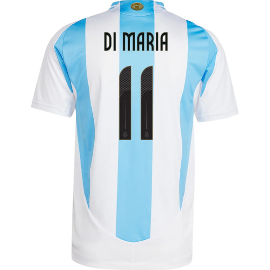 Men's Authentic Adidas Di Maria Argentina Home Jersey 2024