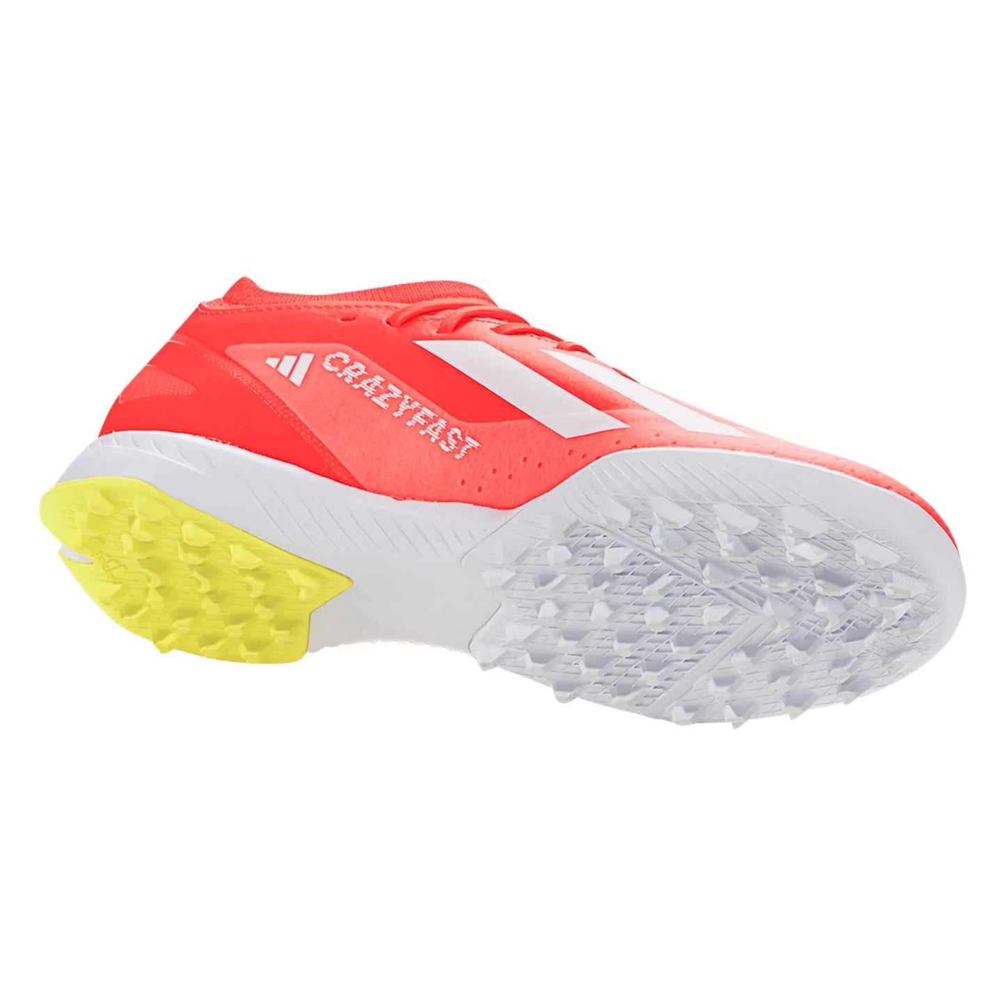 adidas X CrazyFast League TF Turf Soccer Cleat - Solar Red/White/Solar Yellow