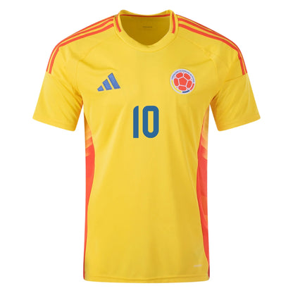 Kid's Replica Adidas James Colombia Home Jersey 2024