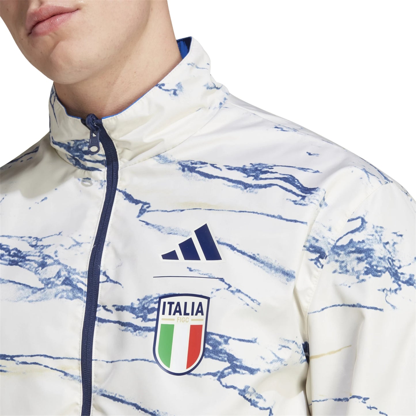 Men's adidas Italy REVERSIBLE Anthem Jacket 2023