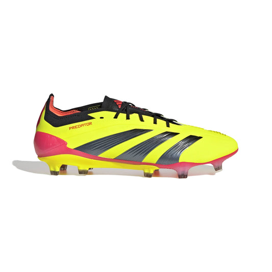 adidas Predator Elite FG Firm Ground Soccer Cleat - Solar Yellow/Core Black/Solar Red