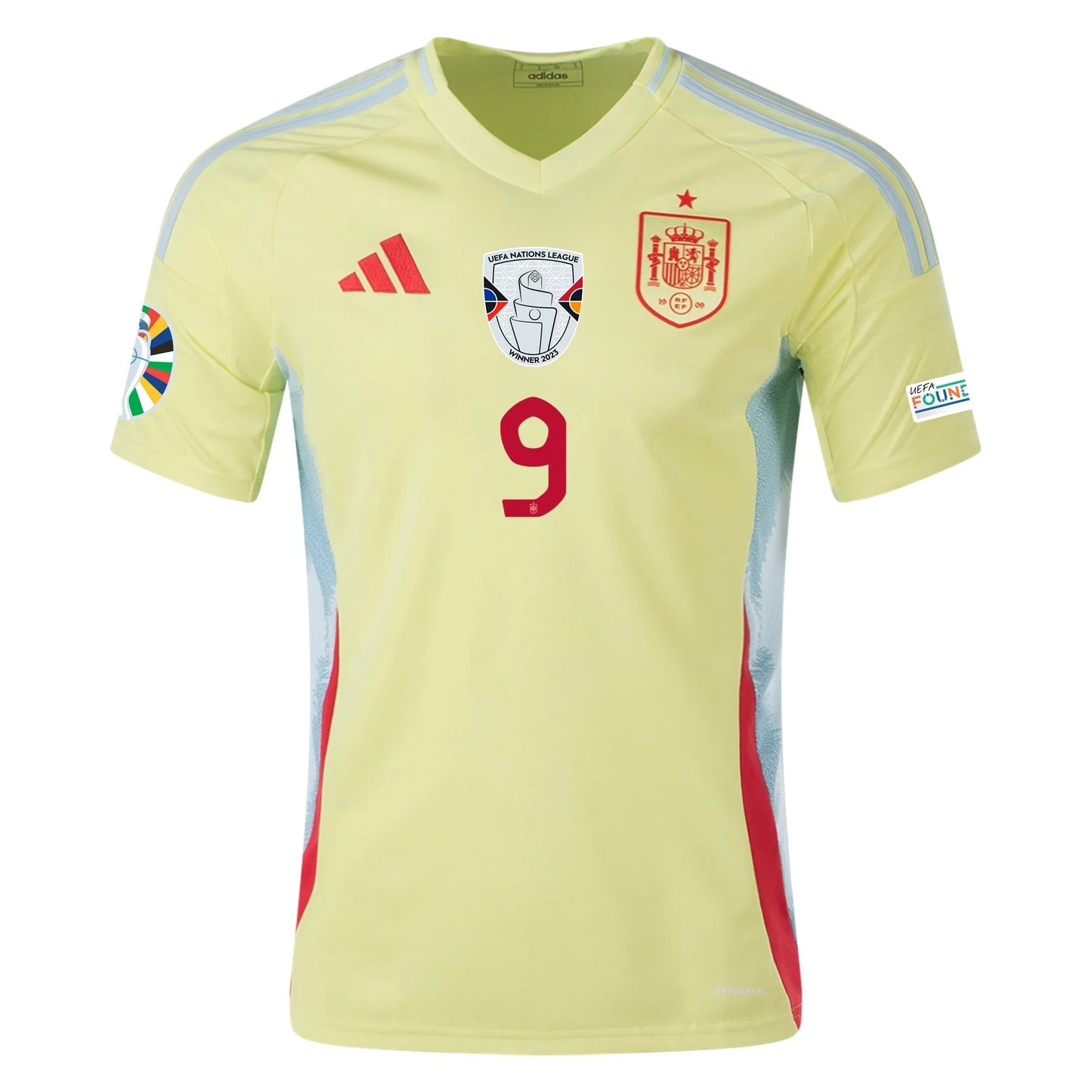 Kid's Replica Adidas Gavi Spain Away Jersey 2024