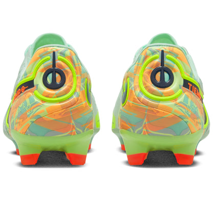 Nike Tiempo Legend 9 Elite FG Firm Ground Soccer Cleat - Mint Foam/Blackened Blue/Total Orange/Ghost Green