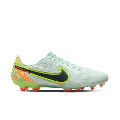 Nike Tiempo Legend 9 Elite FG Firm Ground Soccer Cleat - Mint Foam/Blackened Blue/Total Orange/Ghost Green