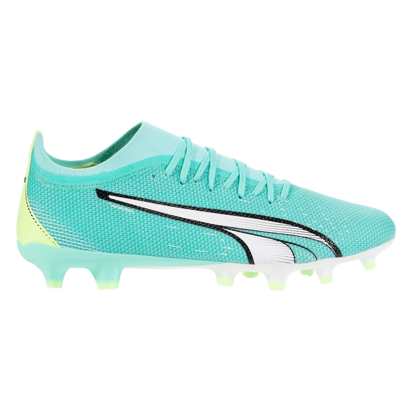 Puma Ultra Match FG/AG Firm Ground Soccer Cleat - Peppermint/White/Yellow