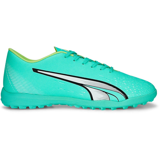 Puma Ultra Play TT Turf Soccer Cleat - Peppermint/White/Yellow