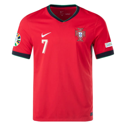 Men's Nike Dri-FIT Soccer Portugal 2024 Replica Ronaldo Home Jersey