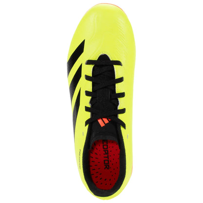 adidas Predator League Low FG Junior Firm Ground Soccer Cleat - Solar Yellow/Black/Solar Red