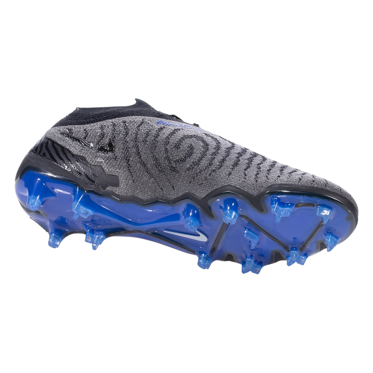 Nike Phantom GX Elite FG Firm Ground Soccer Cleat - Black/Chrome/Hyper Royal