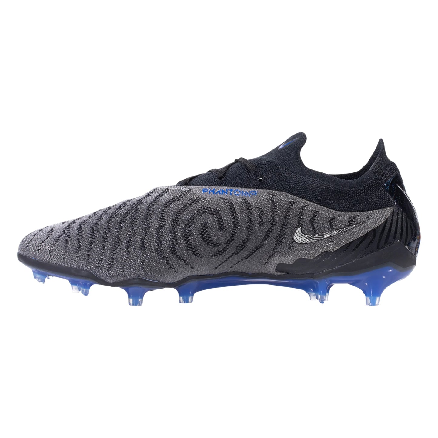 Nike Phantom GX Elite FG Firm Ground Soccer Cleat - Black/Chrome/Hyper Royal