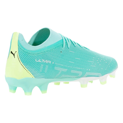 Puma Ultra Match FG/AG Firm Ground Soccer Cleat - Peppermint/White/Yellow