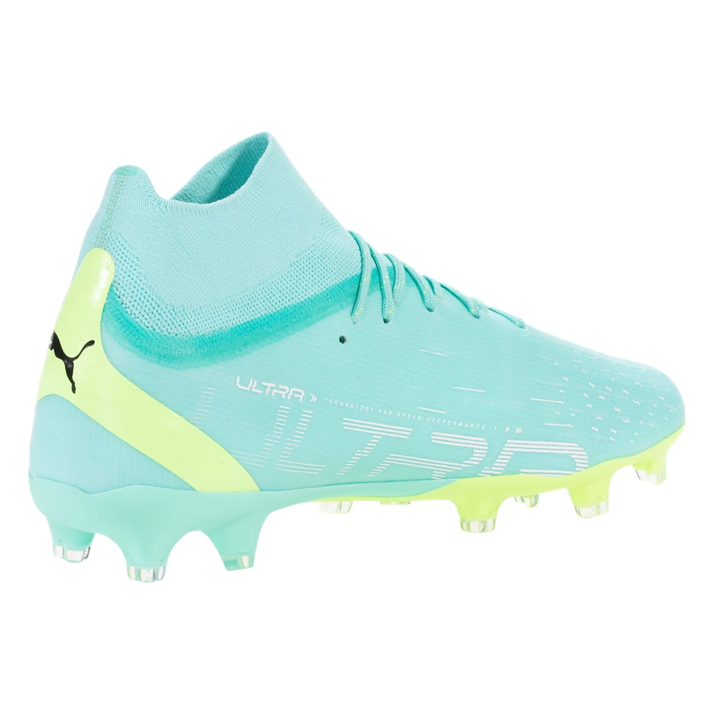 Puma Ultra Pro FG/AG Firm Ground Soccer Cleat - Peppermint/White/Yellow