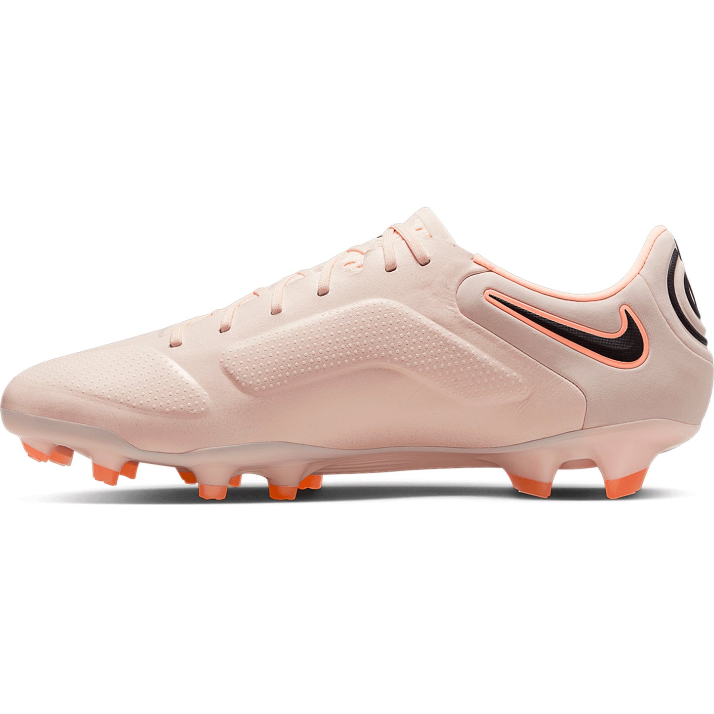 Nike Tiempo Legend 9 Elite FG Soccer Cleat - Guava Ice/Yellow Strike/Sunset Glow/Black