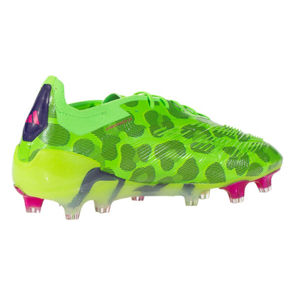 adidas Predator Elite FG Firm Ground Soccer Cleat - Solar Green/Shock Pink/Lucid Lemon