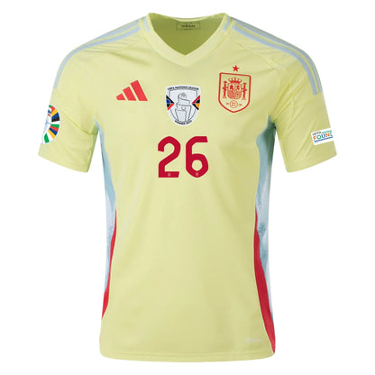 Kid's Replica Adidas Pedri Spain Away Jersey 2024