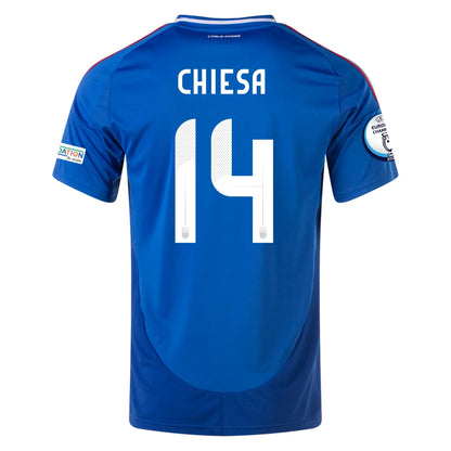 Men's Authentic Adidas Chiesa Italy Home Jersey 2024