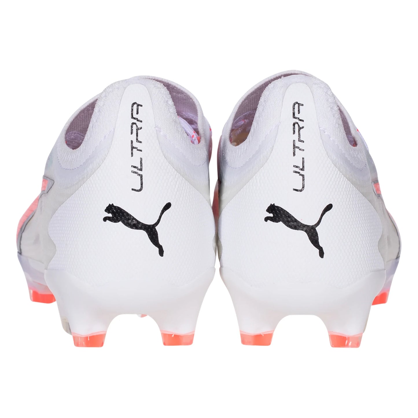 Puma Ultra Ultimate FG/AG Firm Ground Soccer Cleat - White/Black/Fire Orchid