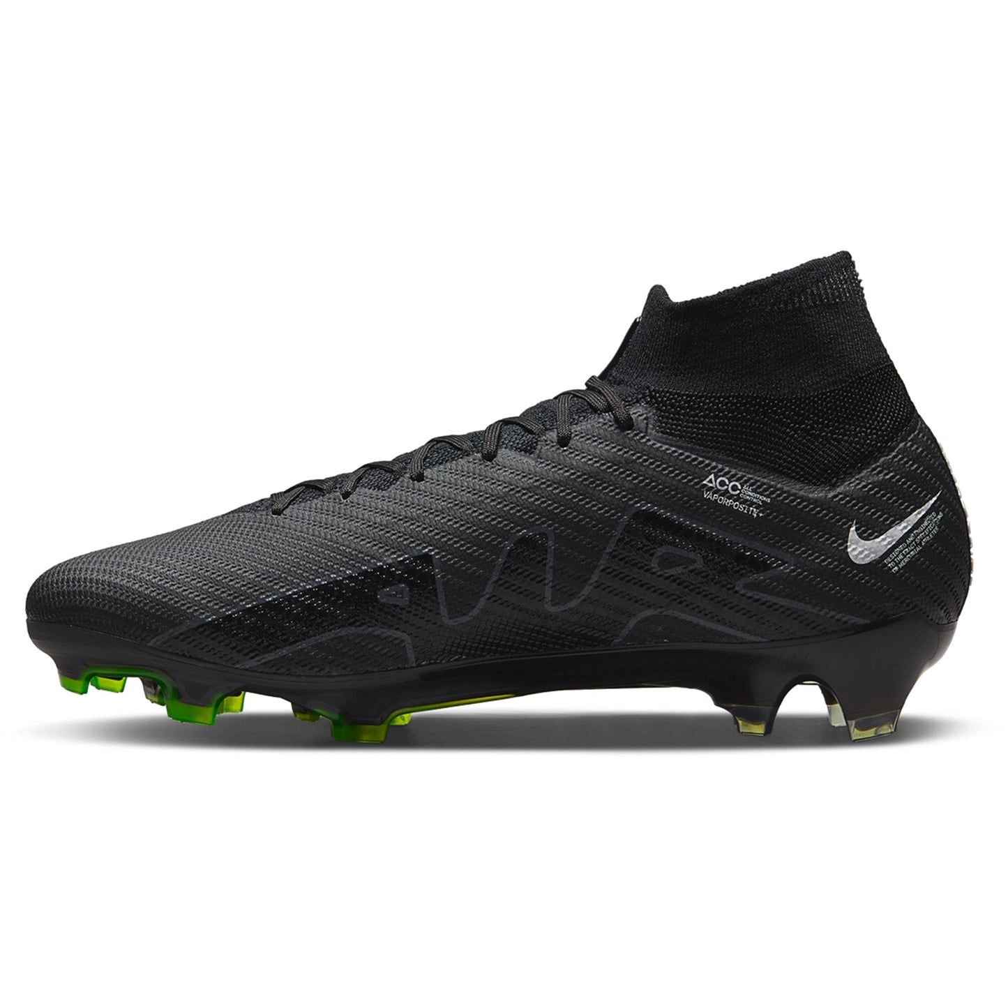 Nike Air Zoom Mercurial Superfly 9 Elite FG Firm Ground Soccer Cleat - Black/Dark Smoke Grey/Summit White/Bright Crimson