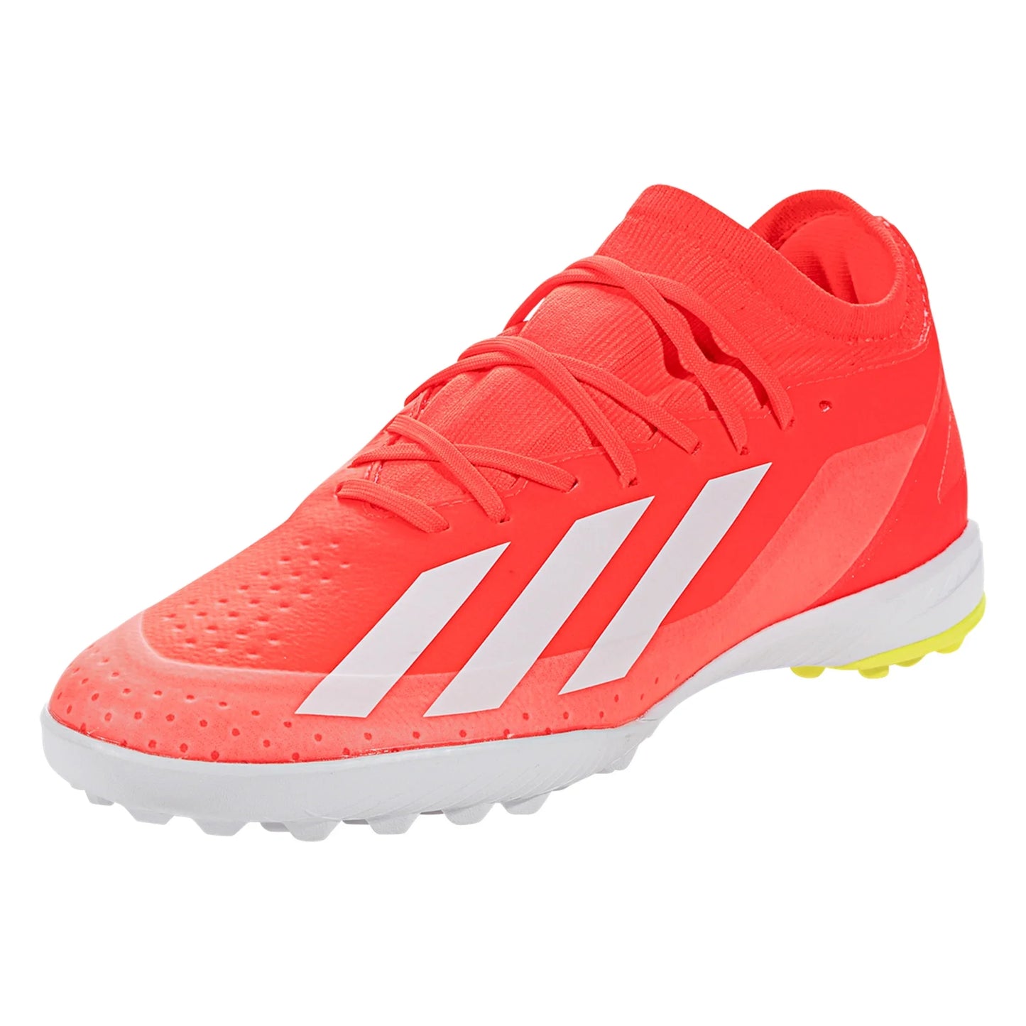 adidas X CrazyFast League TF Turf Soccer Cleat - Solar Red/White/Solar Yellow