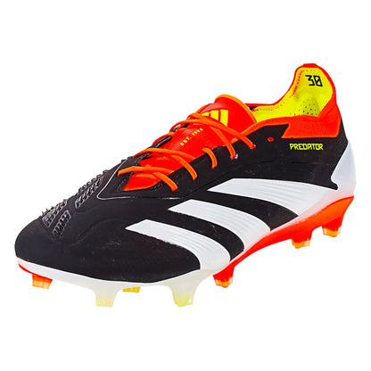 adidas Predator Elite FG Firm Ground Soccer Cleat -Black/White/SolRed