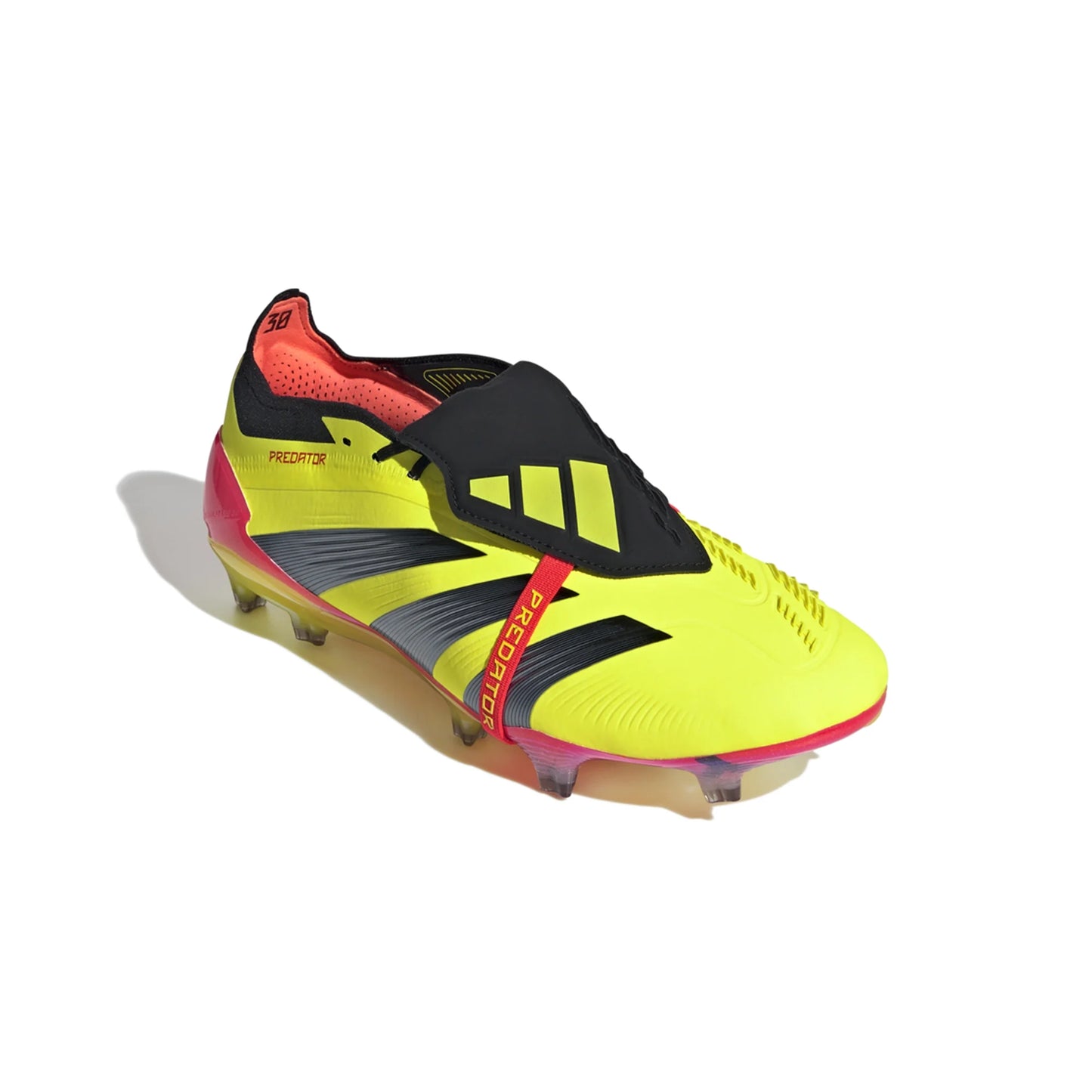 adidas Predator Elite Fold Tounge FG Firm Ground Soccer Cleat - Solar Yellow/Core Black/Solar Red