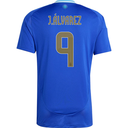 Youth Replica Adidas J. Alvarez Argentina Away Jersey 2024