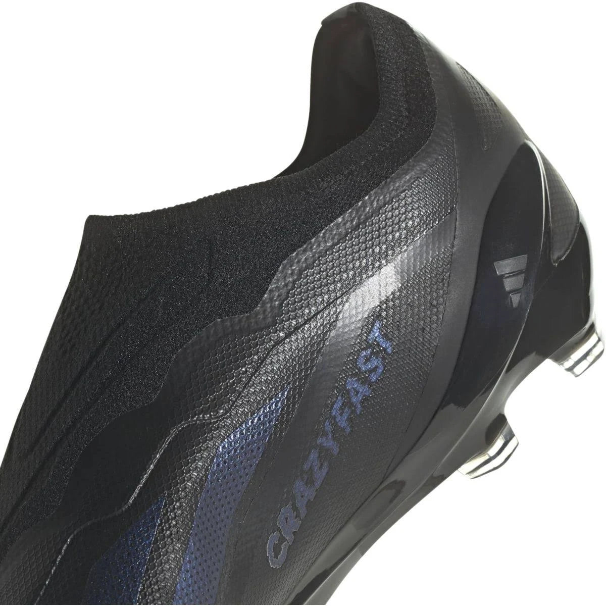 adidas X CrazyFast.1 Laceless FG Firm Ground Soccer Cleat - Black/Black