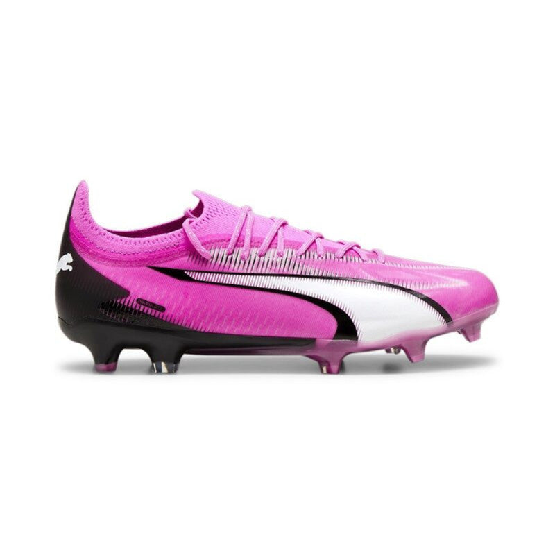 Puma Ultra Ultimate FG/AG Firm Ground Soccer Cleat - Poison Pink/ Puma White/ Black