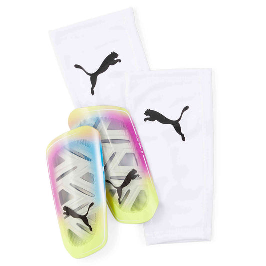 Puma Ultra Flex Shin Guards Puma White / Puma Black / Ocean Dive