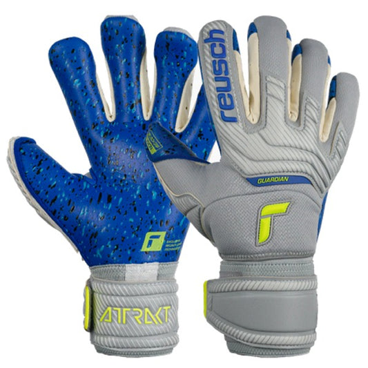 Reusch Fusion Ortho-Tec Guardian- Vapor Grey/ Safety Yellow/ Deep Blue