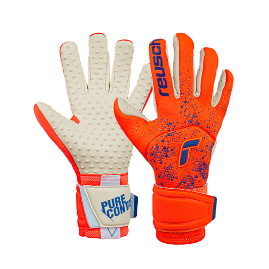 Reusch Pure Contact Speedbump- Shocking Orange/ Blue