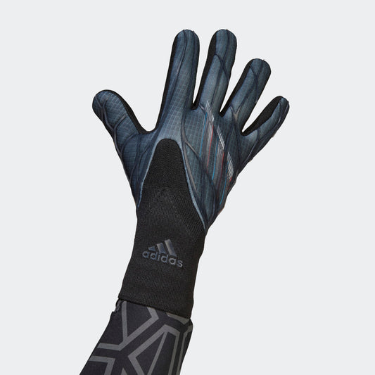 adidas X Pro Goalkeeper Glove - Black/Blue Rush/Vivid Red