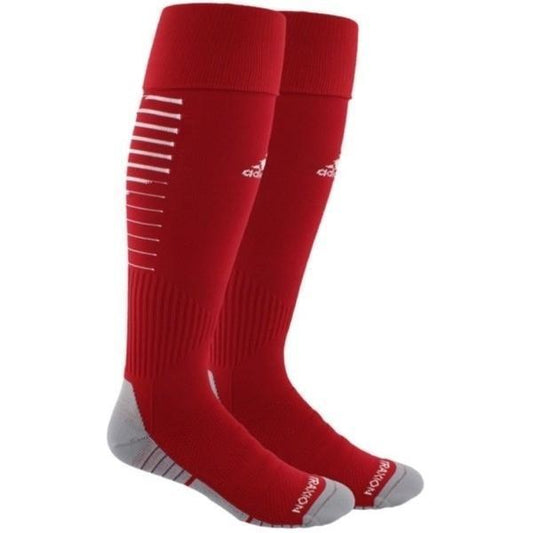 adidas Team Speed II Soccer Socks - Red/White